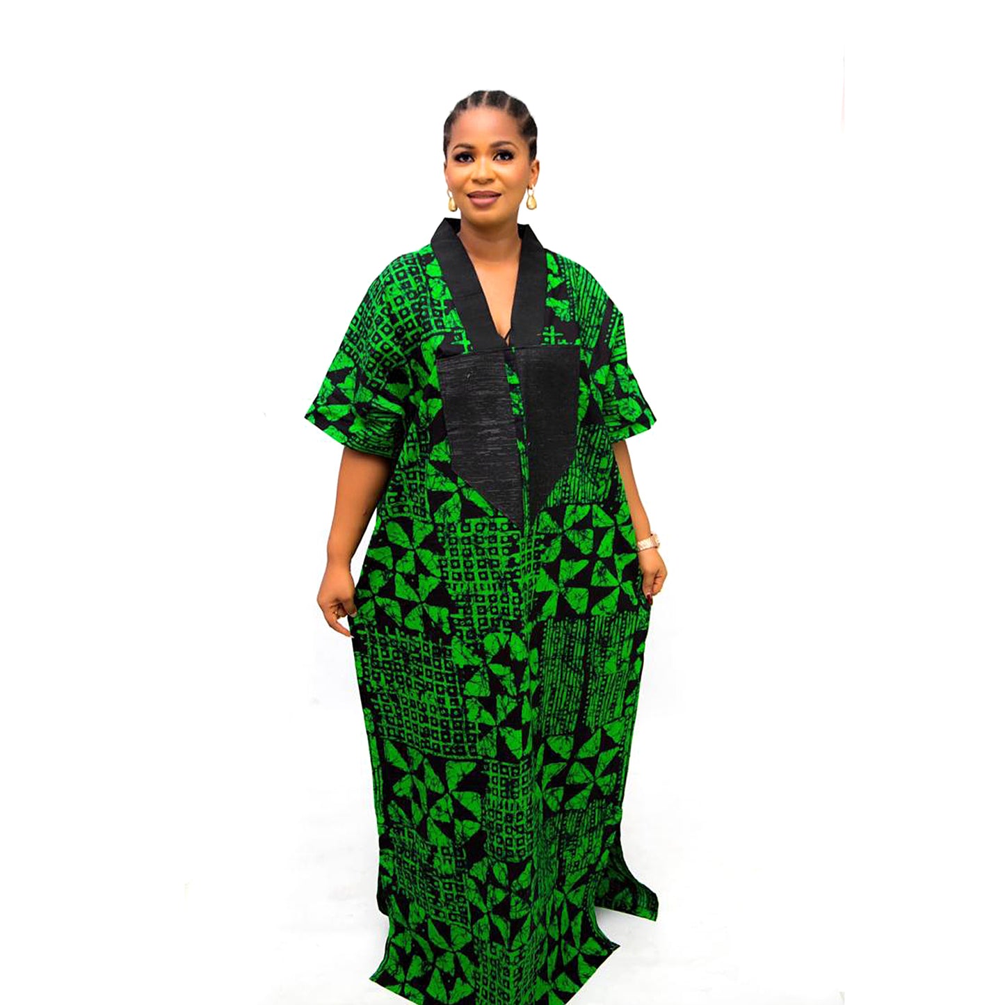 Ada-Beke by Zandra | Handmade Luxury Kampala Adire Buobuo Dress