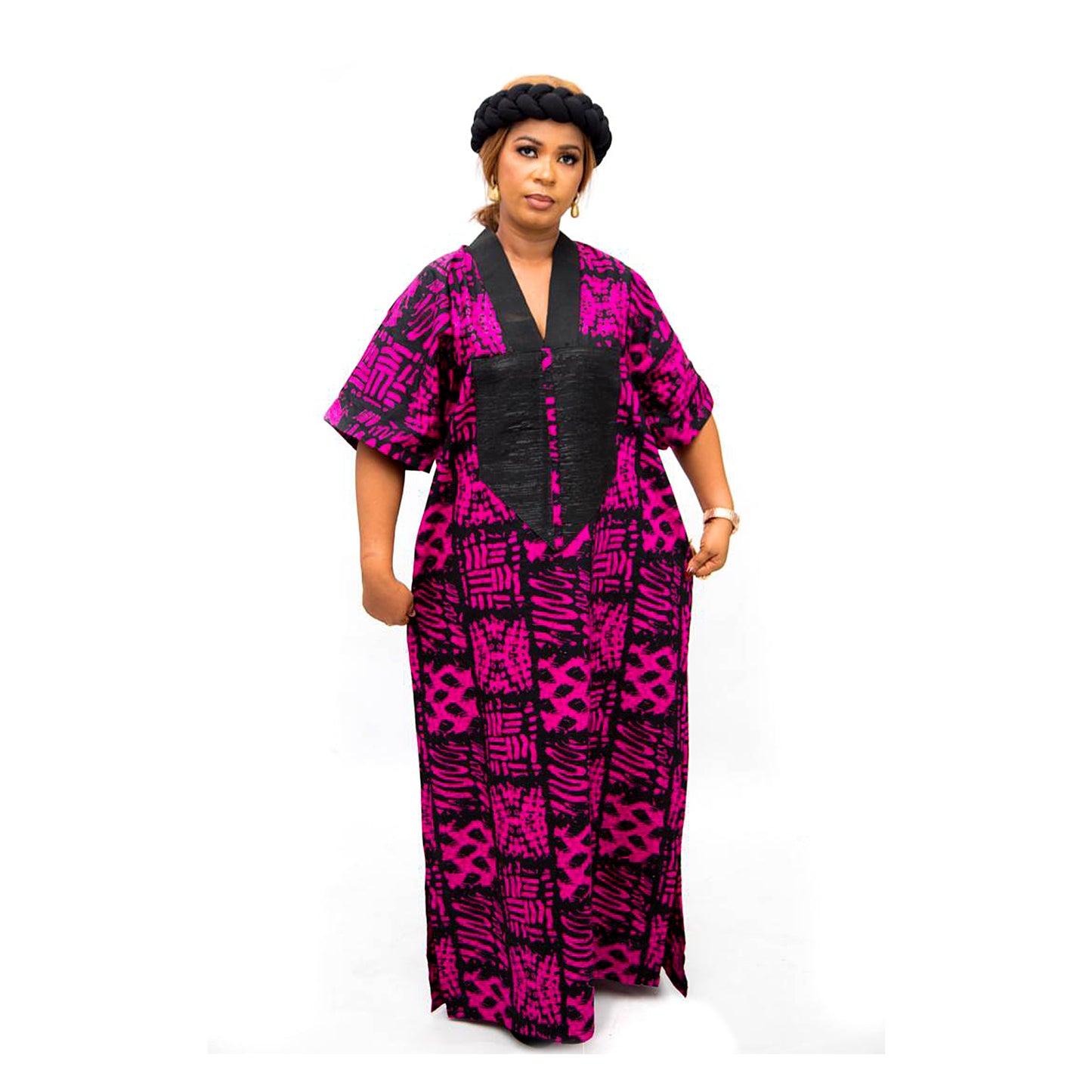 Ada-Beke by Zandra | Handmade Luxury Kampala Adire Buobuo Dress