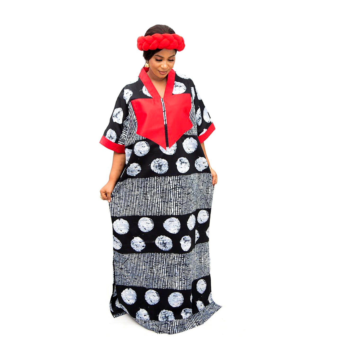 Ada-Beke by Zandra | Handmade Luxury Kampala Adire Buobuo Dress
