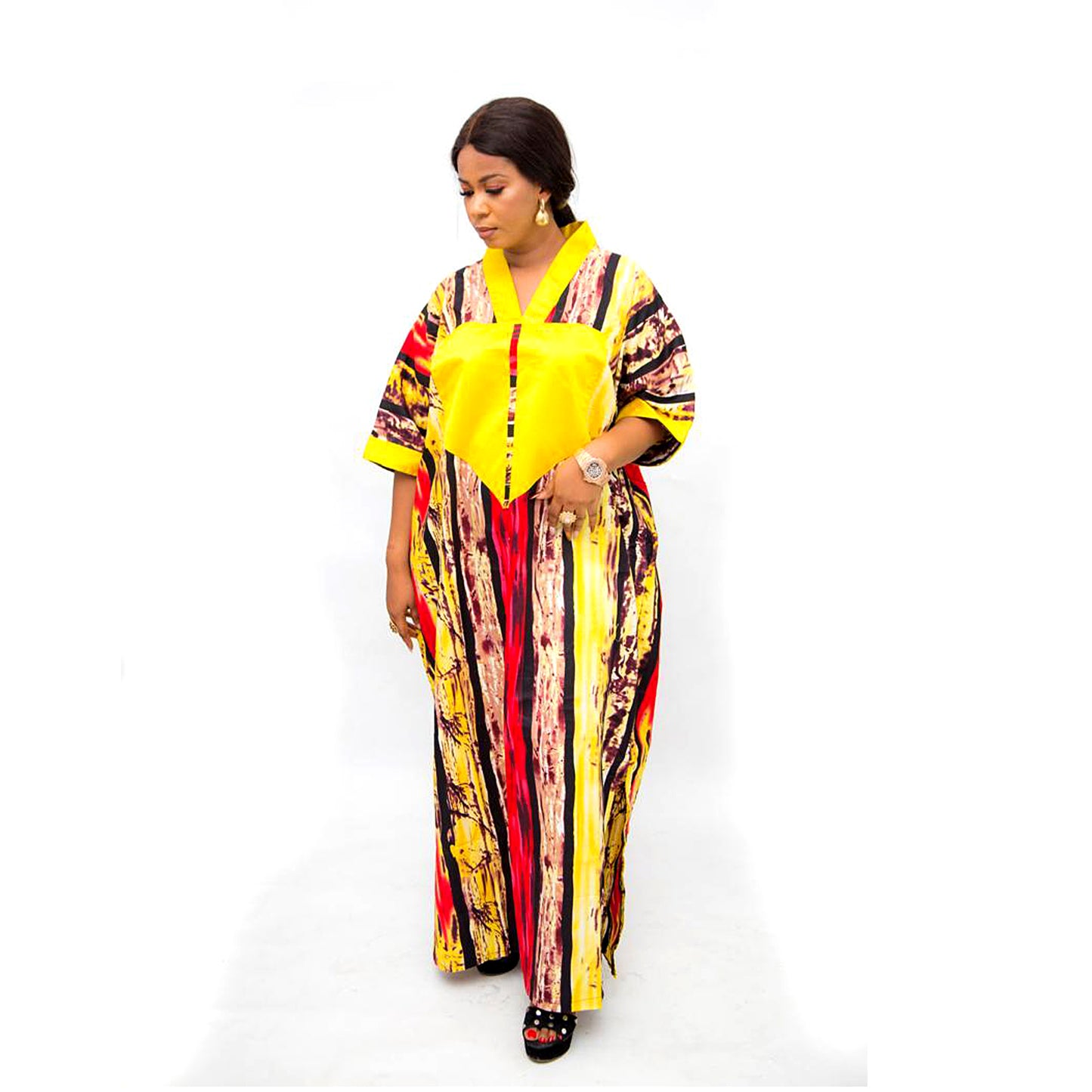 Ada-Beke by Zandra | Handmade Luxury Kampala Adire Buobuo Dress